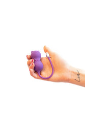 Emojibator - Kitty Cat Remote Control Kegel Toy - Purple - Stag Shop