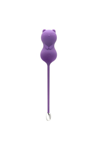 Emojibator - Kitty Cat Remote Control Kegel Toy - Purple - Stag Shop