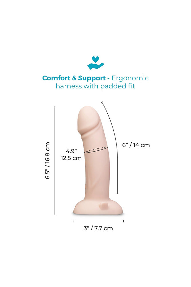 b-Vibe - Every Body Vibrating Realistic Strap-On Kit - Stag Shop