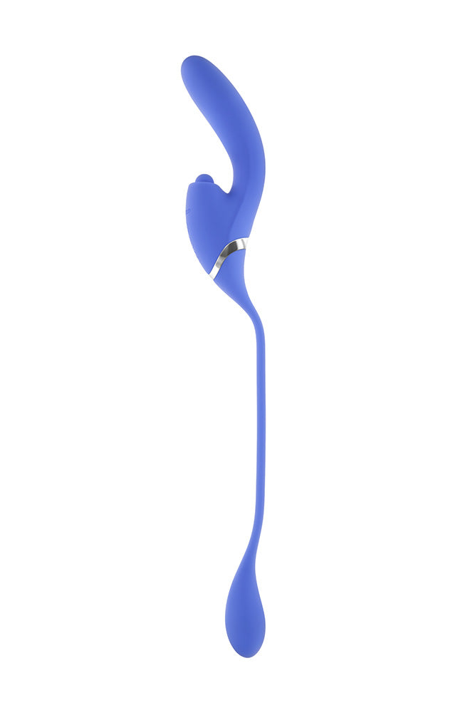 Evolved - All In Triple Triple-Action Thrusting, Tapping & Plug Vibrator - Stag Shop