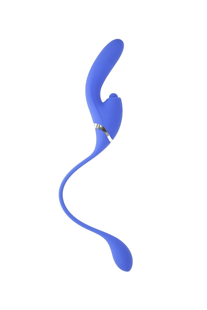 Evolved - All In Triple Triple-Action Thrusting, Tapping & Plug Vibrator - Stag Shop