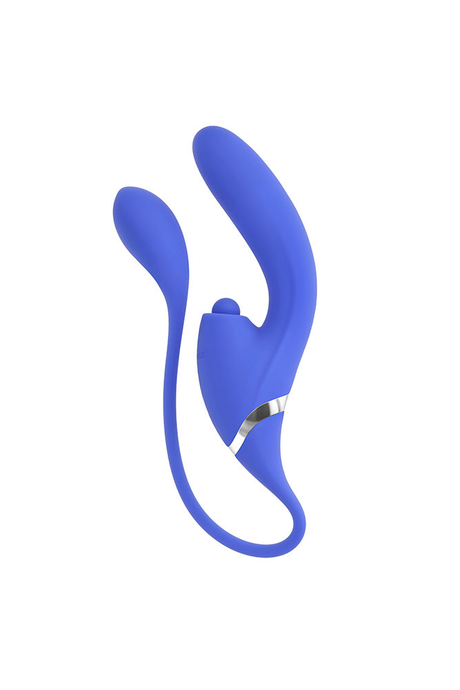 Evolved - All In Triple Triple-Action Thrusting, Tapping & Plug Vibrator - Stag Shop