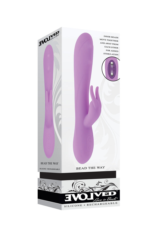Evolved - Bead The Way Rabbit Vibrator - Stag Shop
