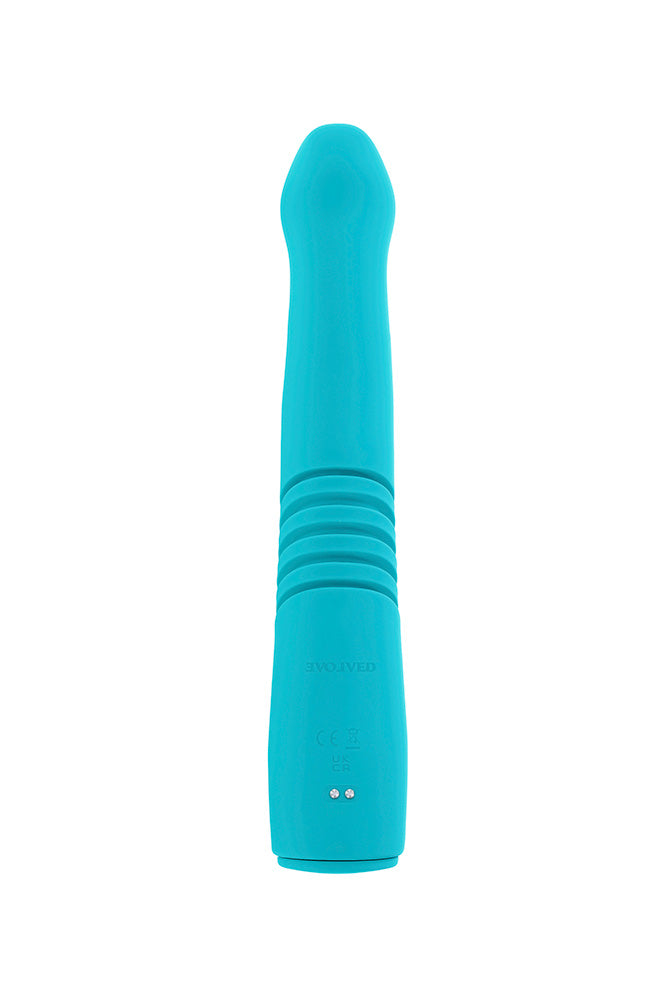 Evolved - Bunny Hop Thrusting Rabbit Vibrator With Suction Cup Base - Stag Shop