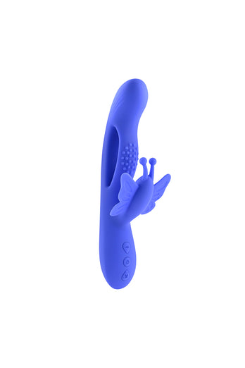Evolved - Butterfly Dreams Rabbit Vibrator - Blue - Stag Shop