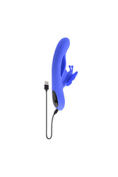 Evolved - Butterfly Dreams Rabbit Vibrator - Blue - Stag Shop