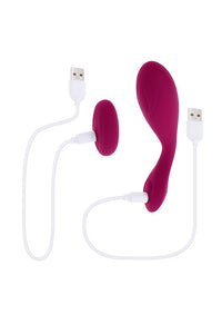 Thumbnail for Evolved - Cherry Pose Flexible Dual-Ended Vibrator with Remote - Stag Shop