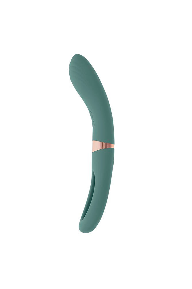 Evolved - Chick Flick Double Ended Vibrator - Green - Stag Shop