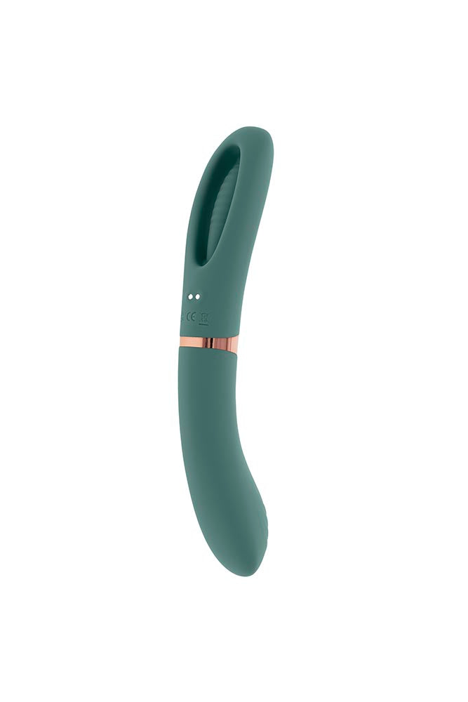 Evolved - Chick Flick Double Ended Vibrator - Green - Stag Shop