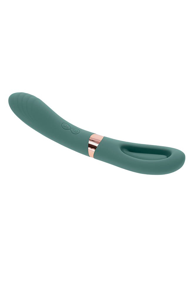 Evolved - Chick Flick Double Ended Vibrator - Green - Stag Shop