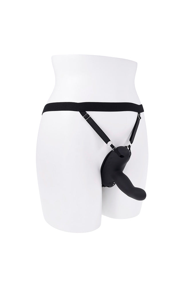 Evolved - Come Closer Remote Control Vibrator With Strap-On Harness - Stag Shop