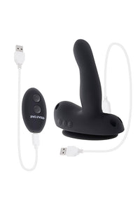 Thumbnail for Evolved - Come Closer Remote Control Vibrator With Strap-On Harness