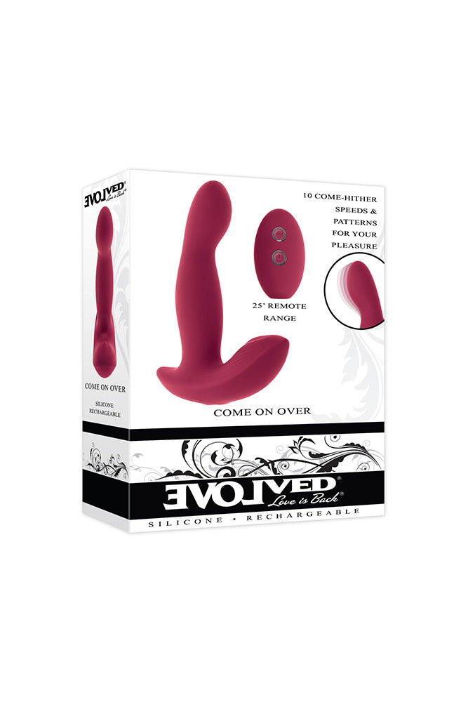 Evolved - Come On Over Remote Control Dual Vibrator With Come Hither Motion - Stag Shop