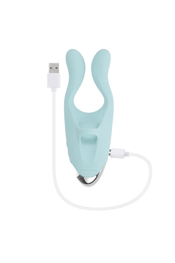 Evolved - Couples Therapy Multi-Use Vibrator - Aqua - Stag Shop