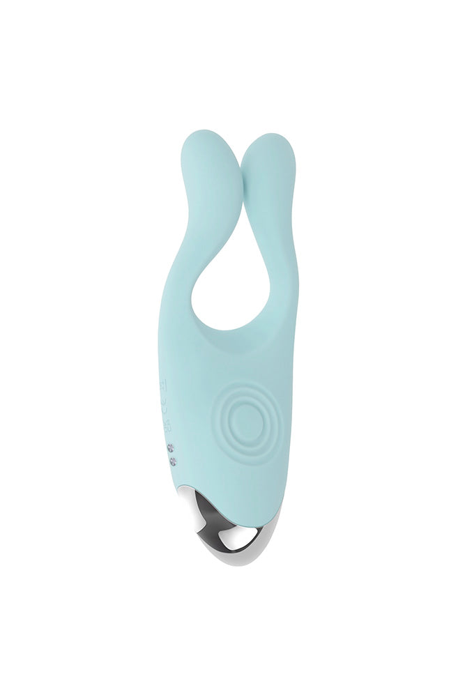 Evolved - Couples Therapy Multi-Use Vibrator - Aqua - Stag Shop