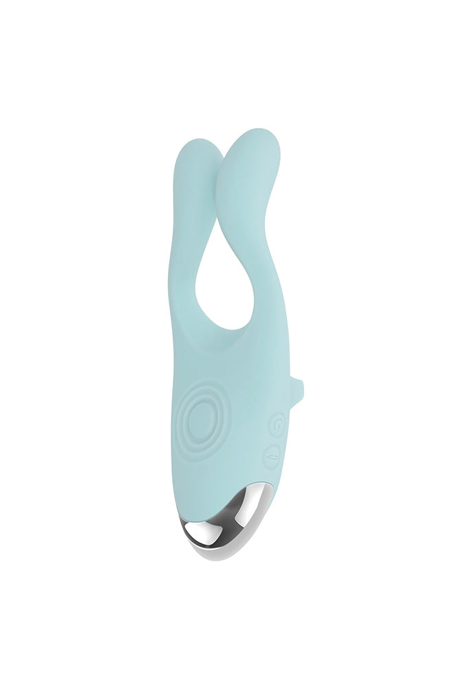 Evolved - Couples Therapy Multi-Use Vibrator - Aqua - Stag Shop