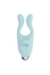 Evolved - Couples Therapy Multi-Use Vibrator - Aqua - Stag Shop