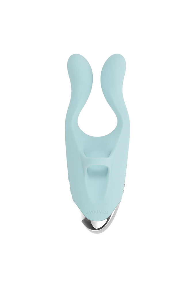 Evolved - Couples Therapy Multi-Use Vibrator - Aqua - Stag Shop