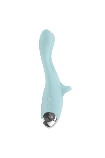 Evolved - Couples Therapy Multi-Use Vibrator - Aqua - Stag Shop