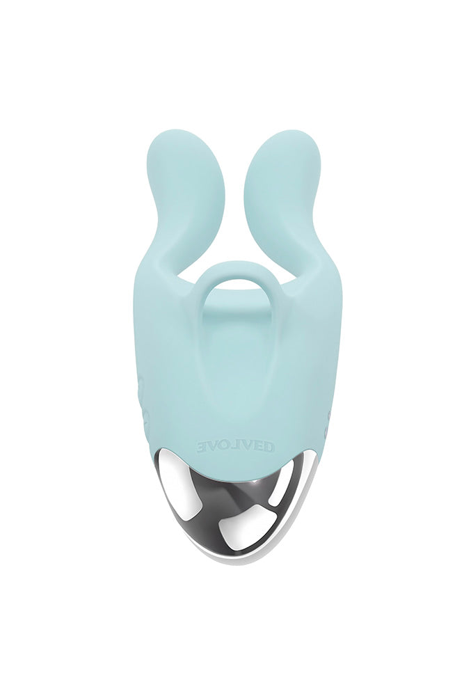 Evolved - Couples Therapy Multi-Use Vibrator - Aqua - Stag Shop