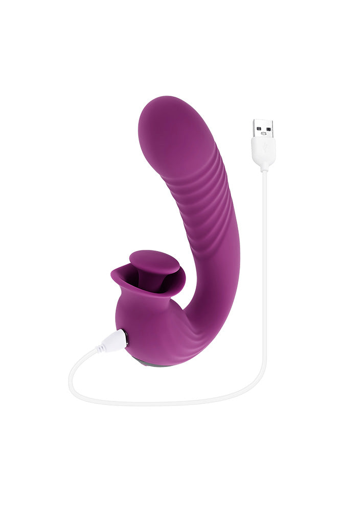 Evolved - Deep Ecstasy Thrusting & Rotating Dual Vibrator - Stag Shop
