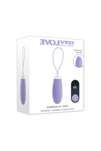 Evolved - Energetic Egg Thrusting Remote Control Egg Vibrator - Stag Shop