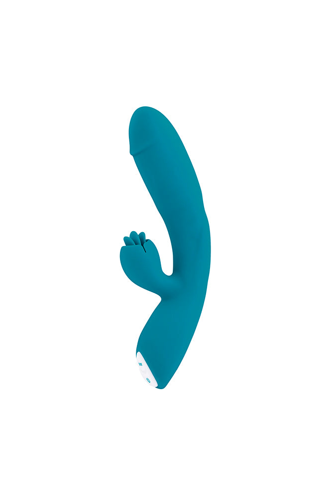 Evolved - Fierce Flicker Dual Vibrator - Teal - Stag Shop