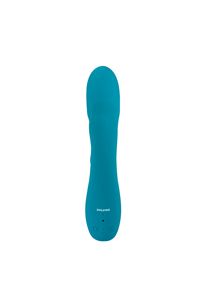 Evolved - Fierce Flicker Dual Vibrator - Teal - Stag Shop