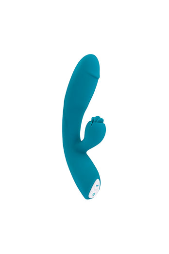 Evolved - Fierce Flicker Dual Vibrator - Teal - Stag Shop