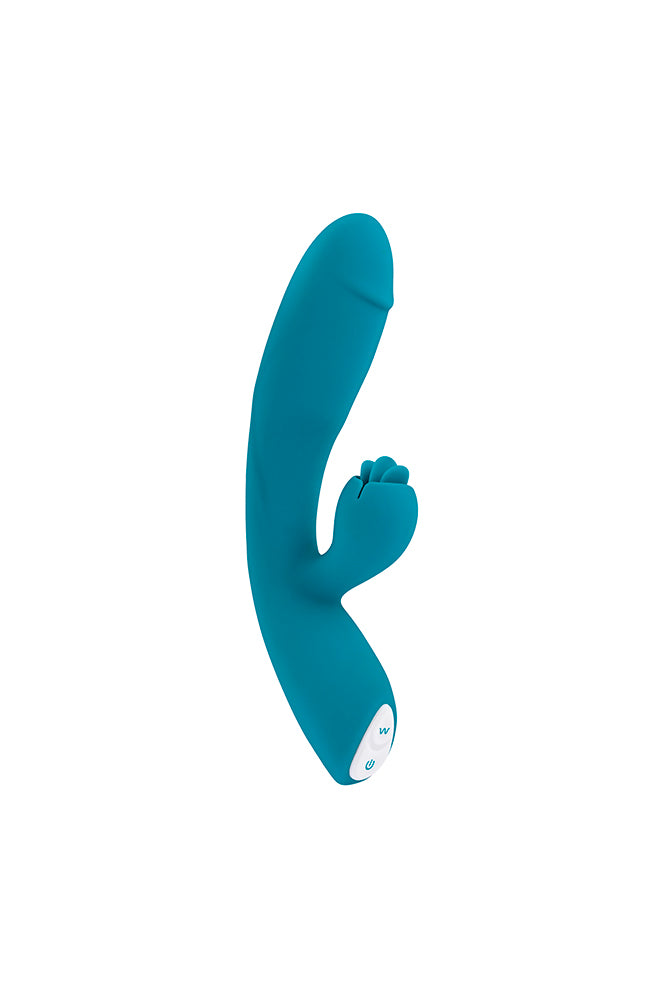 Evolved - Fierce Flicker Dual Vibrator - Teal - Stag Shop
