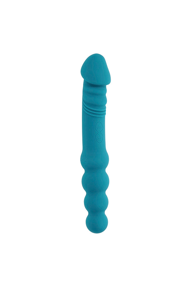 Evolved - Flip Flop Dual-Ended Vibrator - Teal - Stag Shop