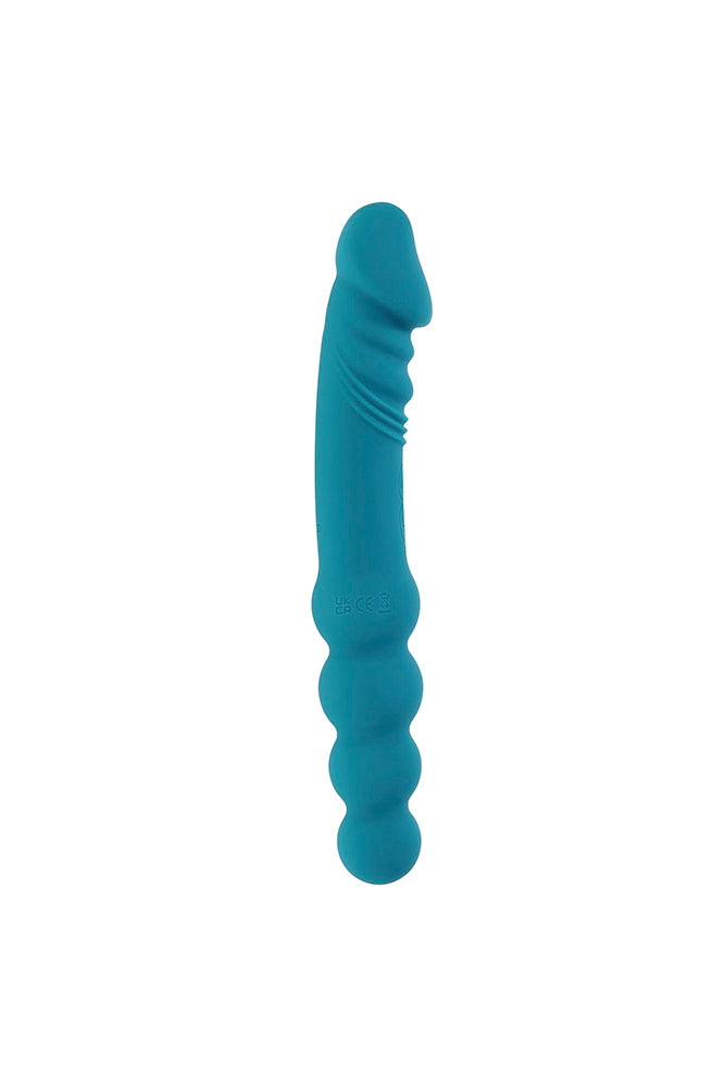 Evolved - Flip Flop Dual-Ended Vibrator - Teal - Stag Shop