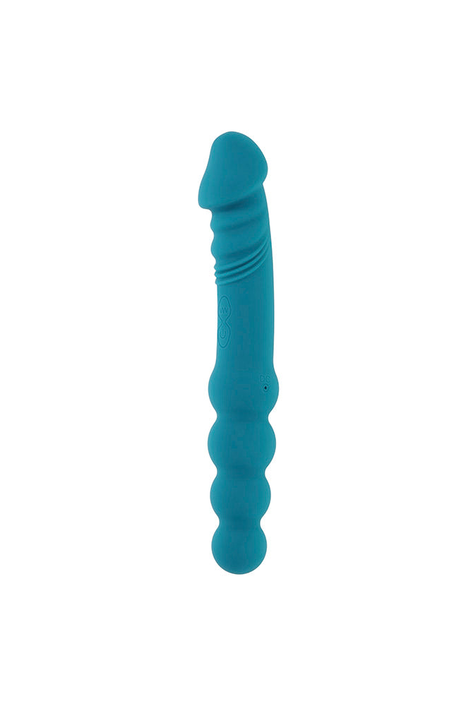 Evolved - Flip Flop Dual-Ended Vibrator - Teal - Stag Shop