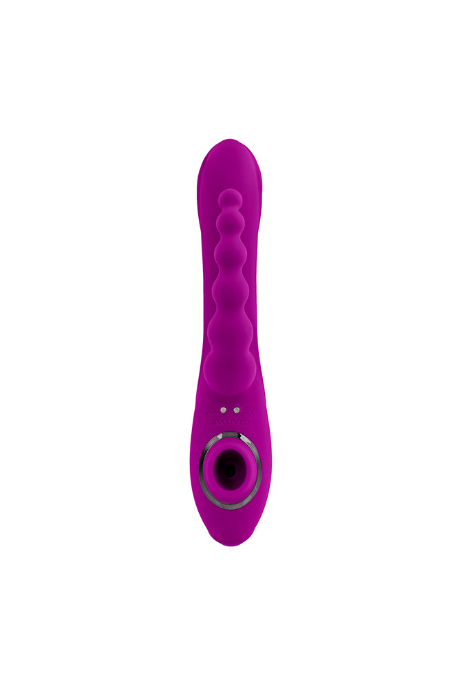 Evolved - Fourgasm Four-Point Stimulation Vibrator - Purple - Stag Shop
