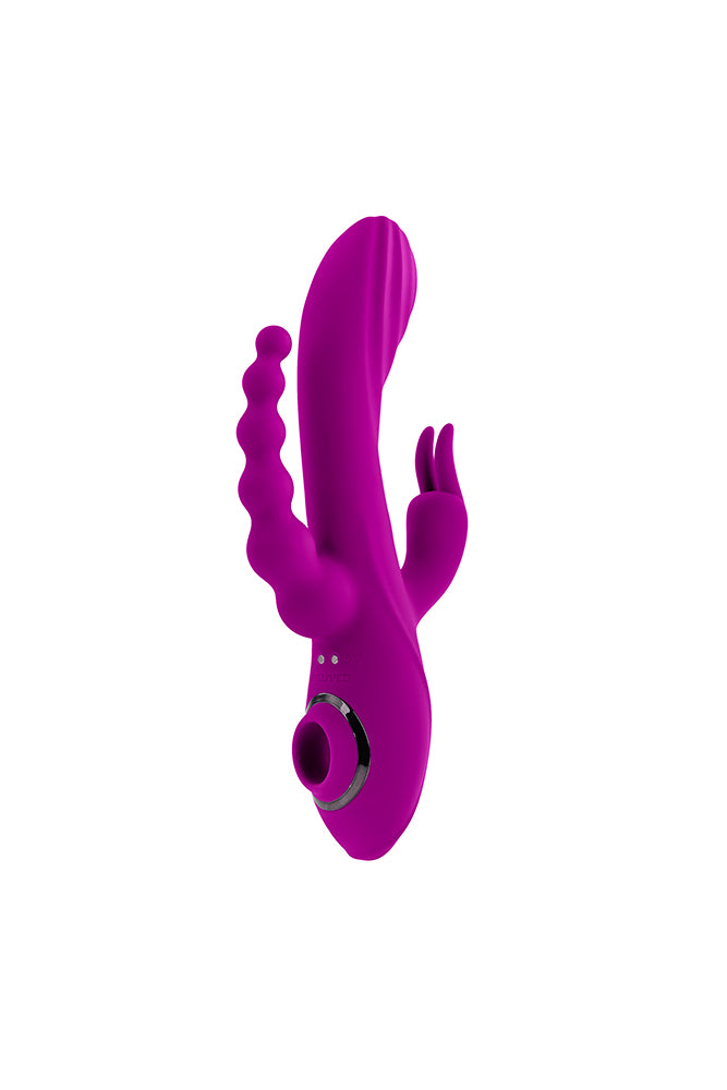 Evolved - Fourgasm Four-Point Stimulation Vibrator - Purple - Stag Shop