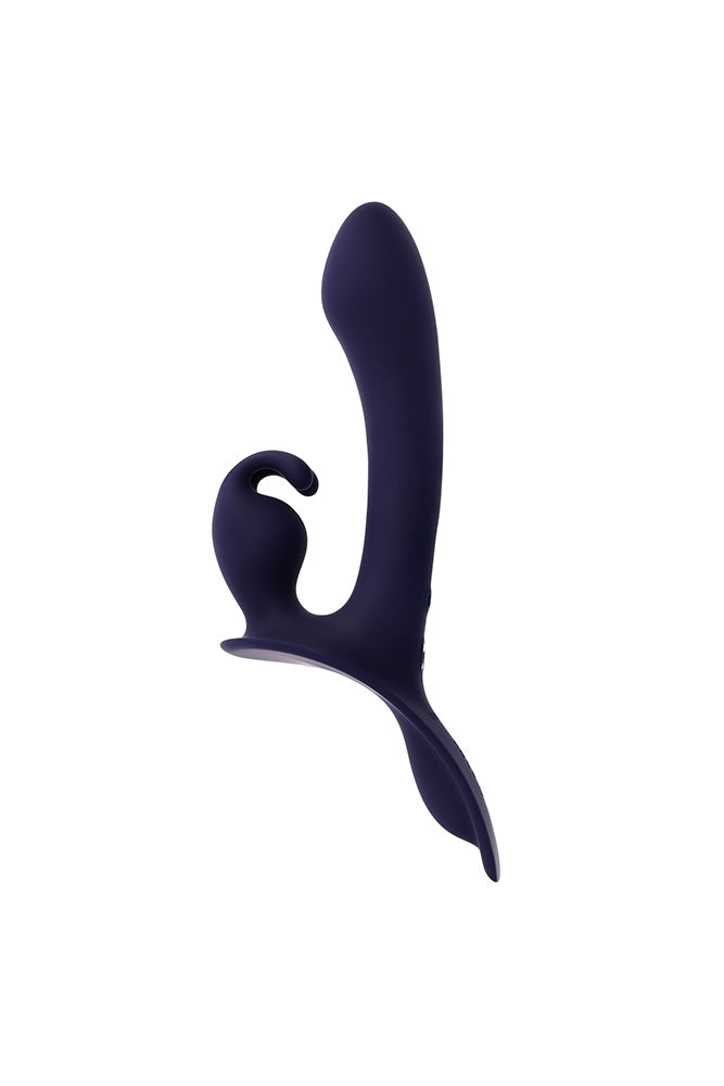 Evolved - Giving Vibes Strap-On Harness With Remote Controlled Rabbit Vibrator - Stag Shop