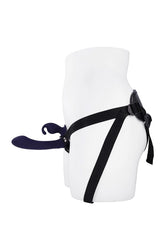 Evolved - Giving Vibes Strap-On Harness With Remote Controlled Rabbit Vibrator - Stag Shop