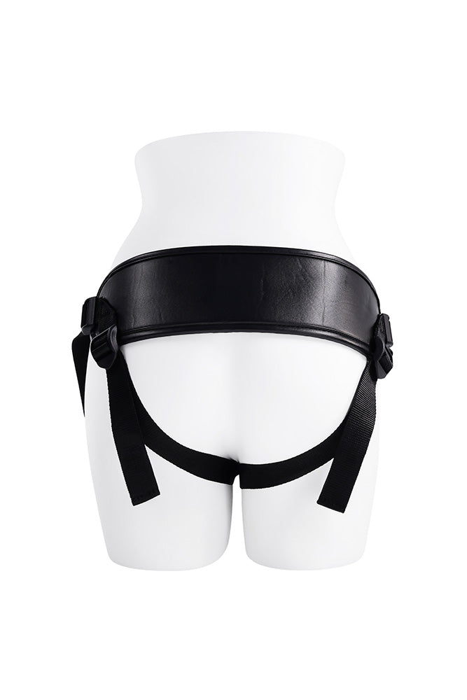 Evolved - Giving Vibes Strap-On Harness With Remote Controlled Rabbit Vibrator - Stag Shop