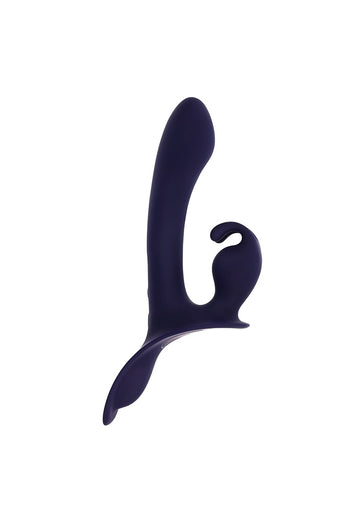 Evolved - Giving Vibes Strap-On Harness With Remote Controlled Rabbit Vibrator - Stag Shop