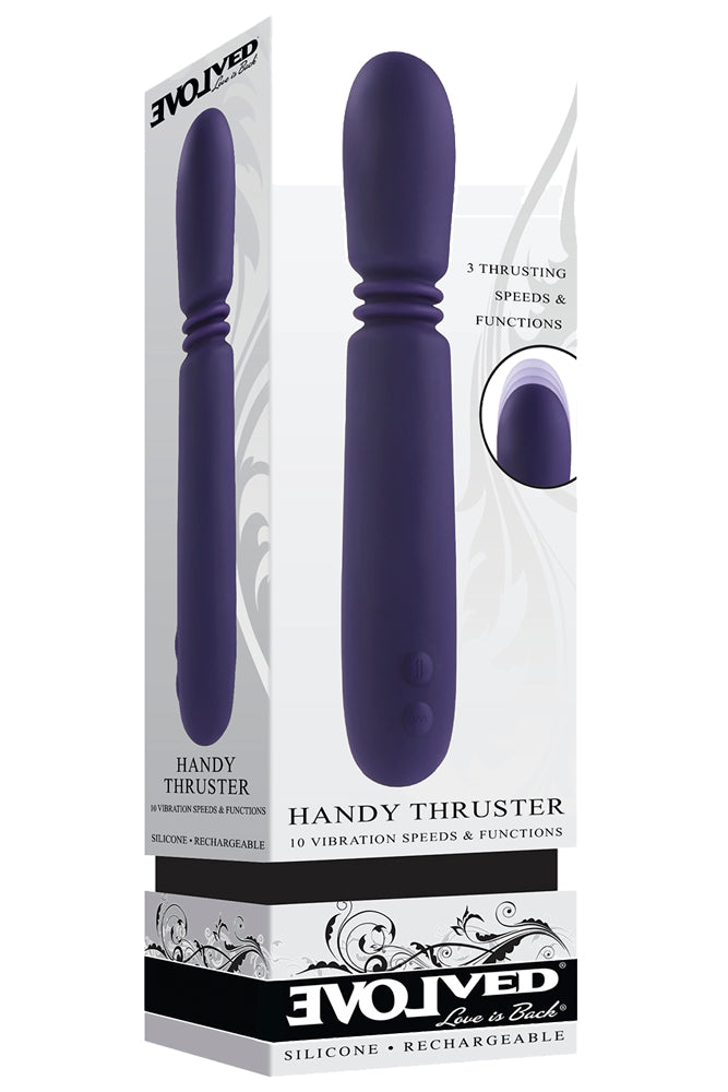 Evolved - Handy Thruster Vibrator - Purple - Stag Shop