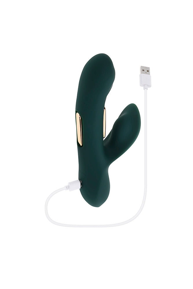 Evolved - Heart of Gold Dual Tapping Vibrator - Stag Shop