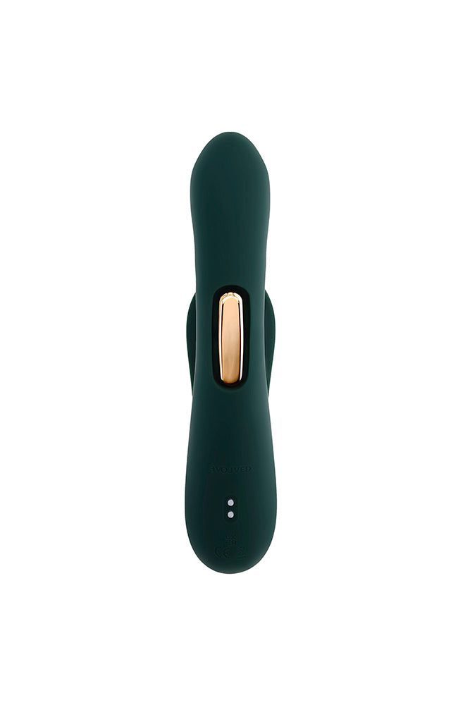 Evolved - Heart of Gold Dual Tapping Vibrator - Stag Shop
