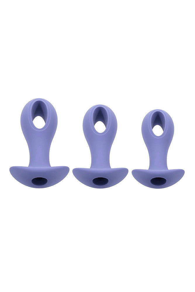 Evolved Novelties - Hole Punch Vibrating Anal Trainer Kit - Lilac - Stag Shop