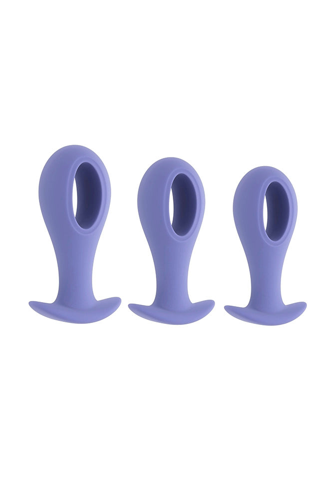 Evolved Novelties - Hole Punch Vibrating Anal Trainer Kit - Lilac - Stag Shop