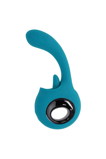 Evolved - How Many Licks Dual Vibrator - Turquoise - Stag Shop