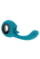 Evolved - How Many Licks Dual Vibrator - Turquoise - Stag Shop