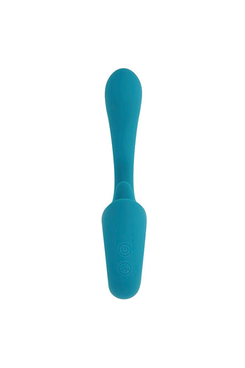 Evolved - How Many Licks Dual Vibrator - Turquoise - Stag Shop