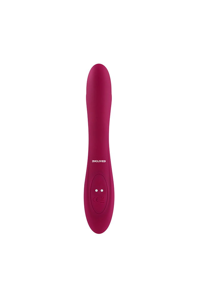 Evolved - Jammin' G Stroking Rabbit Vibrator - Red - Stag Shop