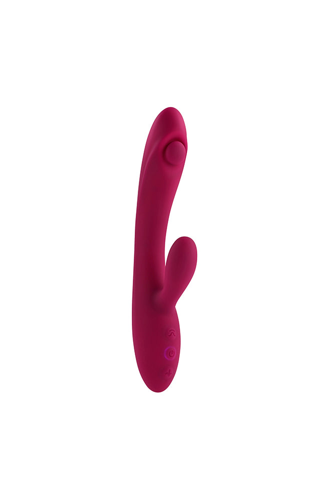 Evolved - Jammin' G Stroking Rabbit Vibrator - Red - Stag Shop