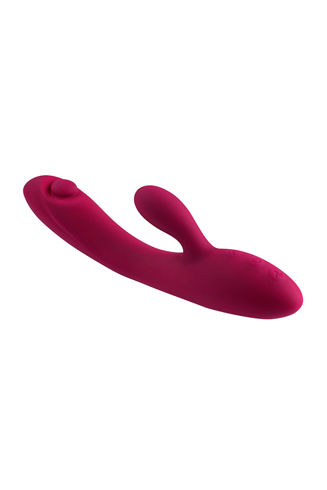 Evolved - Jammin' G Stroking Rabbit Vibrator - Red - Stag Shop